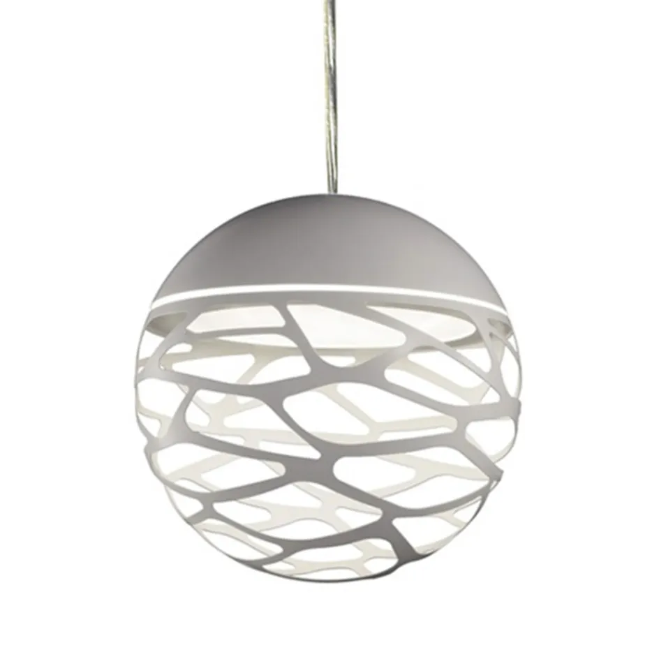 Kleine ronde design hanglamp Kelly wit>Straluma Clearance