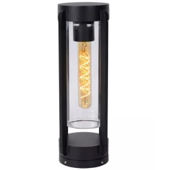 Kleine staande buitenlamp mat zwart IP44></noscript>Straluma New