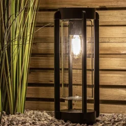 Kleine staande buitenlamp mat zwart IP44></noscript>Straluma New