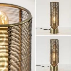 Kleine tafellamp Lezuza antiek brons></noscript>Straluma Outlet