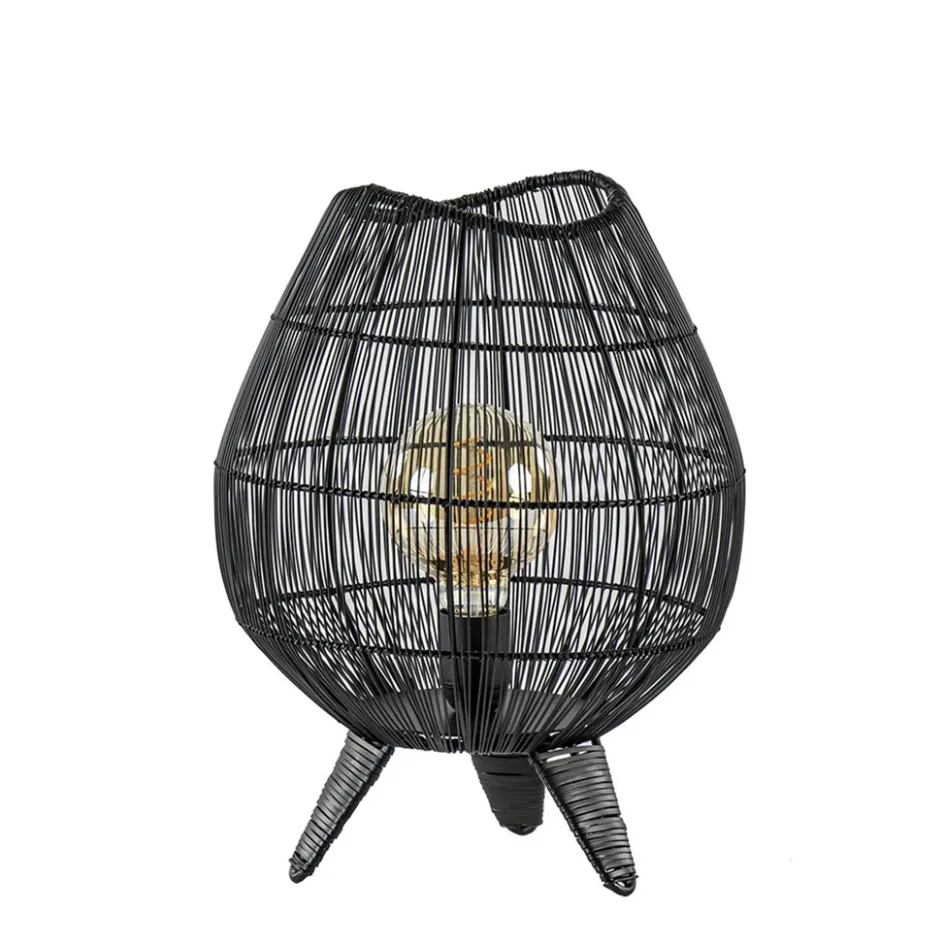 Kleine tafellamp Yumi mat zwart>Straluma Hot