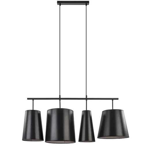 4-L Hanglamp met zwarte kappen>Straluma Online
