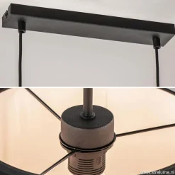 4-L Hanglamp met zwarte kappen></noscript>Straluma Online