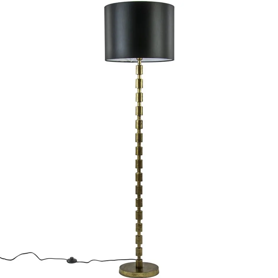 Lampenkap cilinder zwart met witte binnenzijde>Straluma Outlet