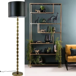 Lampenkap cilinder zwart met witte binnenzijde><noscript><img width=