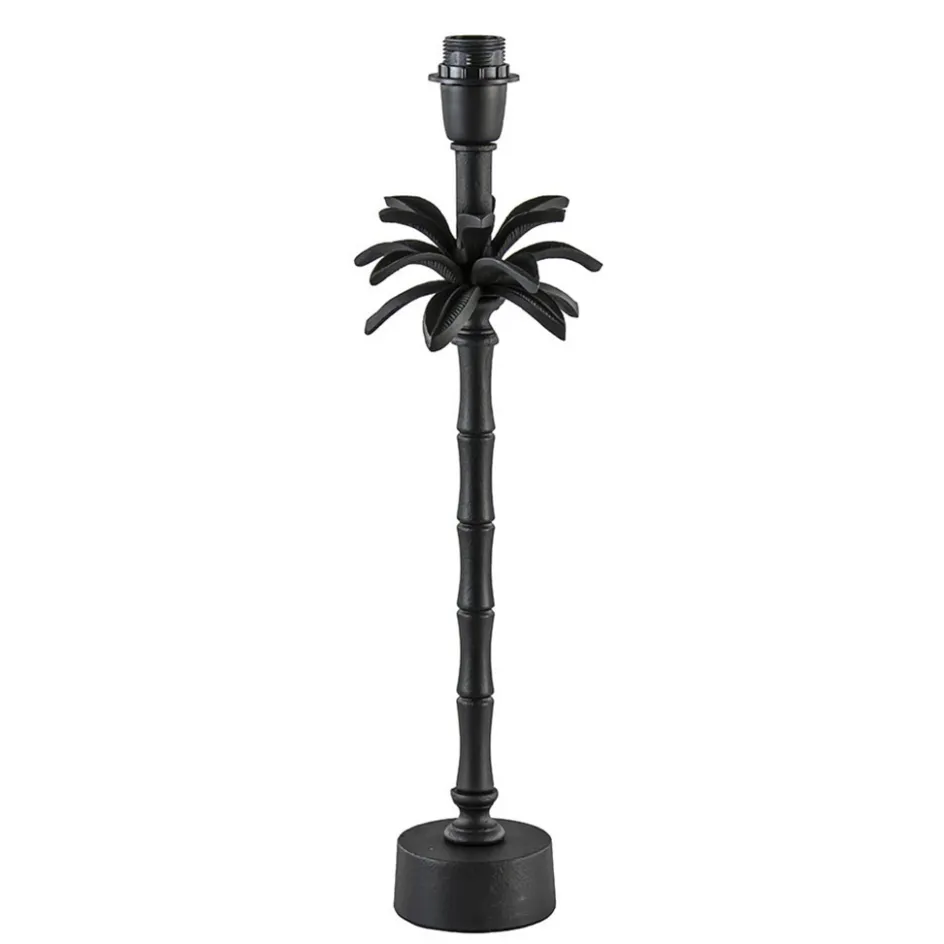 L&L lampvoet Armata mat zwarte palmboom>Straluma