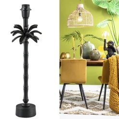 L&L lampvoet Armata mat zwarte palmboom><noscript><img width=