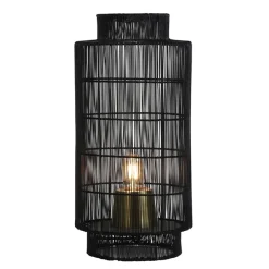 L&L tafellamp Gruaro zwart draad>Straluma Discount
