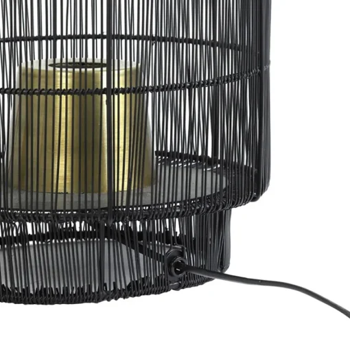 L&L tafellamp Gruaro zwart draad>Straluma Discount