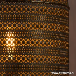 L&L tafellamp UDUPI bruin-goud Oosters></noscript>Straluma Sale