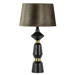 Lampvoet Ilvar zwart/mat goud z/kap></noscript>Straluma New
