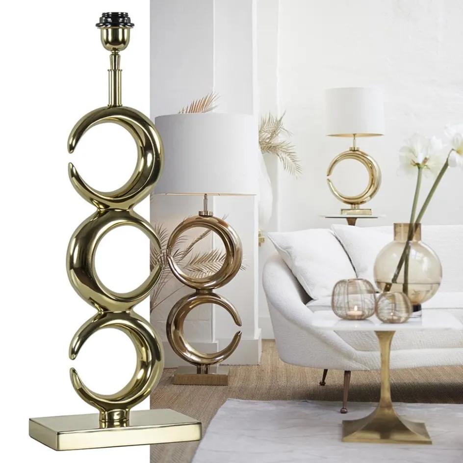Lampvoet Maan light gold glossy metaal>Straluma Hot