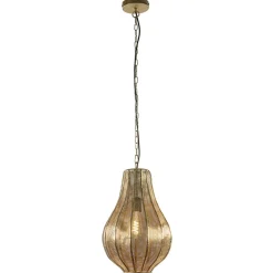 Landelijke druppel hanglamp goud Oosters>Straluma Online