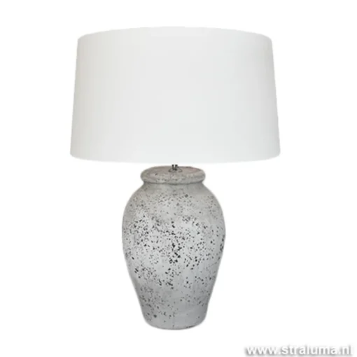 Landelijke stenen lampvoet Vulsini 50 cm>Straluma