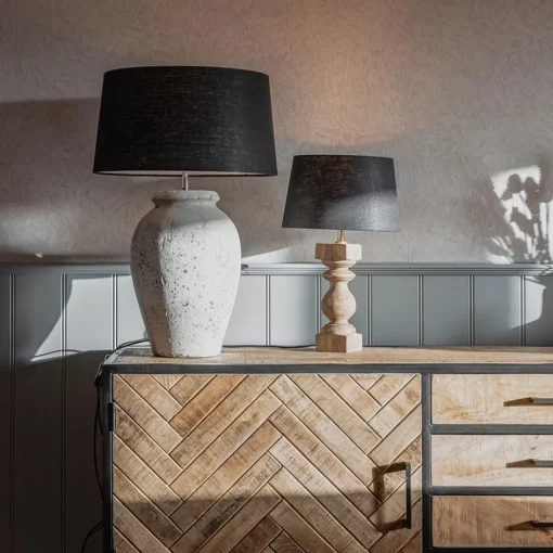 Landelijke stenen lampvoet Vulsini 50 cm>Straluma
