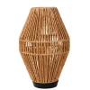 Landelijke tafellamp papier naturel met zwart>Straluma Hot