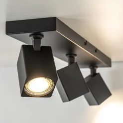Langwerpige opbouwspot 3-lichts balk zwart></noscript>Straluma