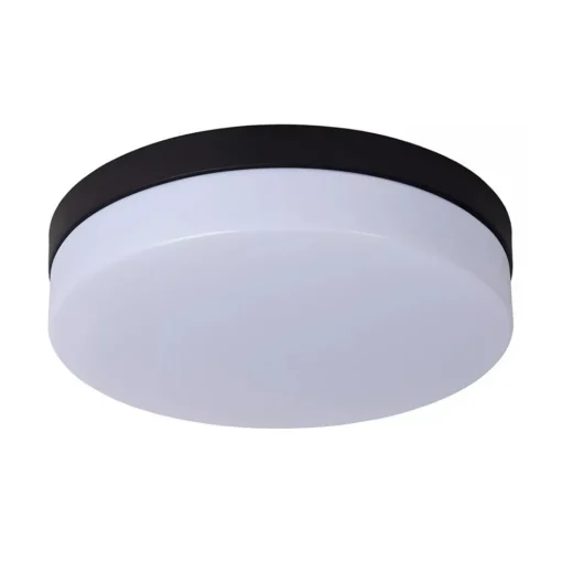 LED badkamerplafondlamp zwart met bewegingssensor>Straluma Sale