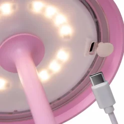 LED buitenlamp op batterij roze IP54><noscript><img width=