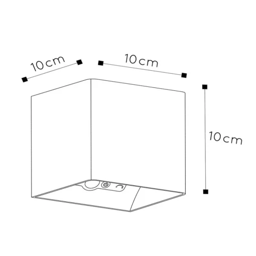 LED buitenlamp oplaadbaar zwart vierkant>Straluma Sale