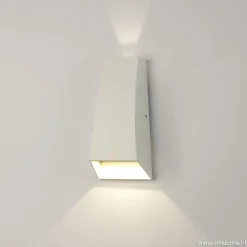 LED buitenlamp up+down wit aluminium IP54><noscript><img width=