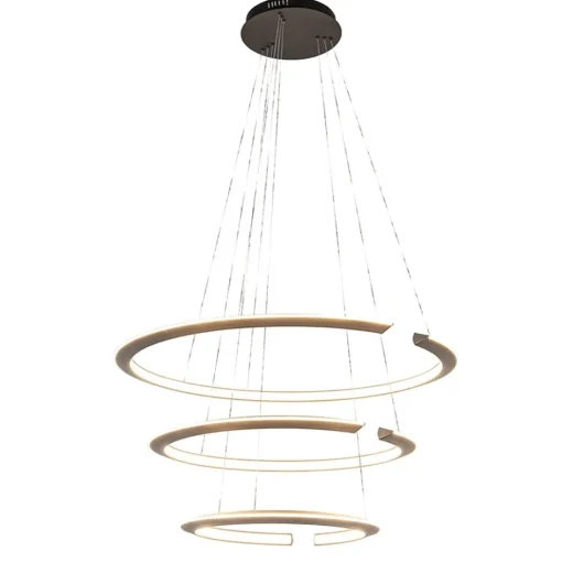 LED hanglamp ringen mat zwart>Straluma