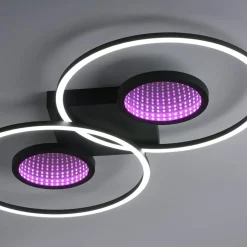LED plafondlamp zwart ringen met RGB en memory></noscript>Straluma Clearance