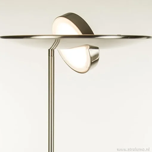 LED staande lamp-uplighter staal-dimbaar>Straluma Best