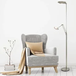 LED uplighter met verstelbare leesarm nikkel></noscript>Straluma Clearance