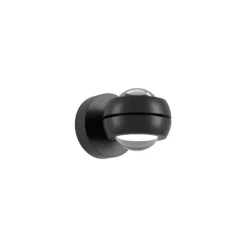 LED wandlamp up+down Nautilus Mini zwart verstelbaar>Straluma Discount