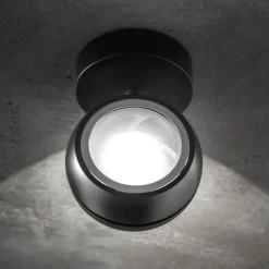 LED wandlamp up+down Nautilus Mini zwart verstelbaar></noscript>Straluma Discount