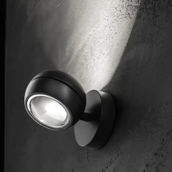 LED wandlamp up+down Nautilus Mini zwart verstelbaar></noscript>Straluma Discount