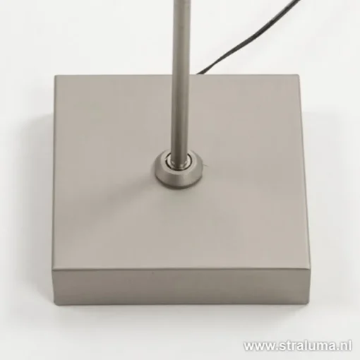 Leeslamp Block nikkel met pushdimmer>Straluma Online