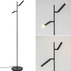 Leeslamp Flute 2l zwart dim-to-warm>Straluma New