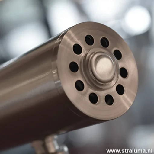 Leeslamp nikkel led + tastdimmer>Straluma Hot