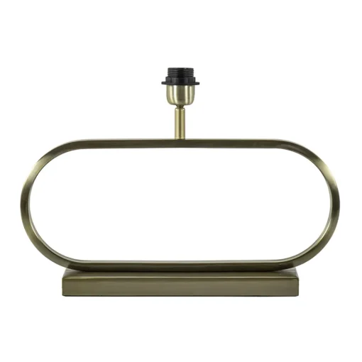 Licht and Living lampvoet Jamiro licht goud ovaal>Straluma Discount