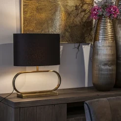 Licht and Living lampvoet Jamiro licht goud ovaal></noscript>Straluma Discount