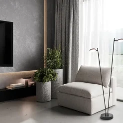 2-Lichts design vloerlamp LED op batterij dimbaar></noscript>Straluma Best