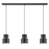 3-Lichts eettafelhanglamp zwart met goud accent>Straluma Online