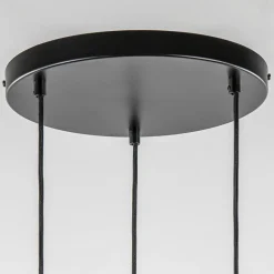 3-Lichts hanglamp cilinders mat zwart met goud rond></noscript>Straluma Hot