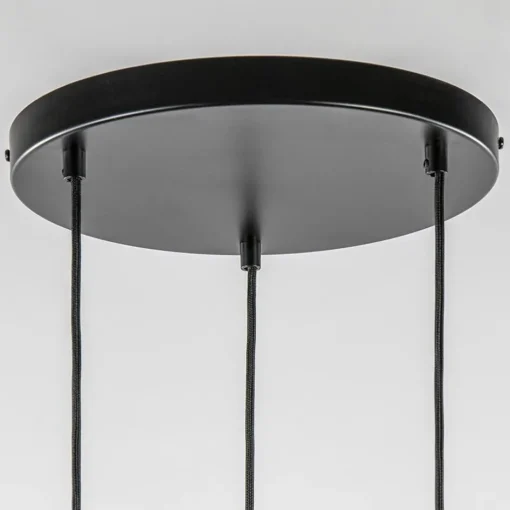 3-Lichts hanglamp cilinders mat zwart met goud rond>Straluma Hot