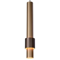 3-Lichts hanglamp LED cilinders bruin rond>Straluma Clearance