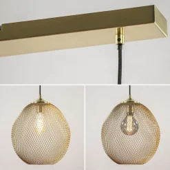 3-Lichts hanglamp Moroc goud Light and Living></noscript>Straluma