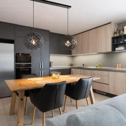 2-Lichts hanglamp Scandinavisch/landelijk mat zwart></noscript>Straluma Best