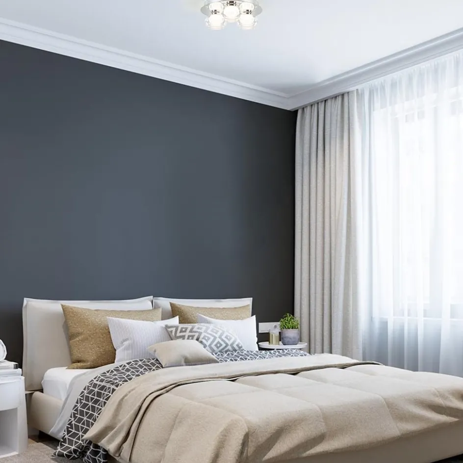 3-Lichts LED plafondlamp chroom met helder glas>Straluma Sale