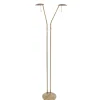 2-Lichts leeslamp brons LED dimbaar>Straluma Best