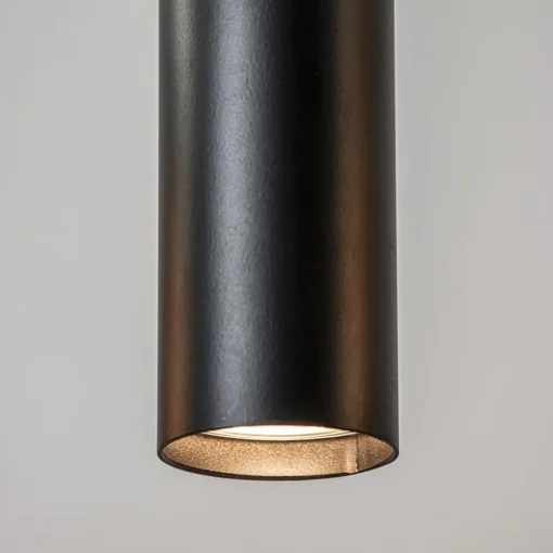8-Lichts metalen hanglamp cilinders mat zwart>Straluma Online
