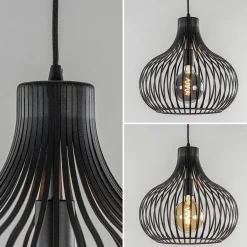 2-Lichts moderne hanglamp draad zwart></noscript>Straluma Best