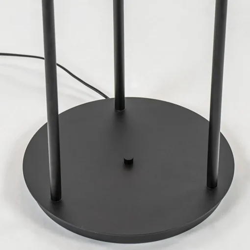 3-Lichts moderne vloerlamp mat zwart exclusief lichtbron>Straluma Best