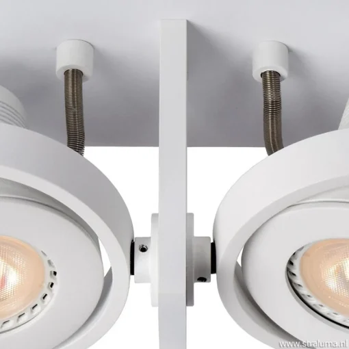 2-Lichts opbouwspot wit dim to warm LED>Straluma Outlet